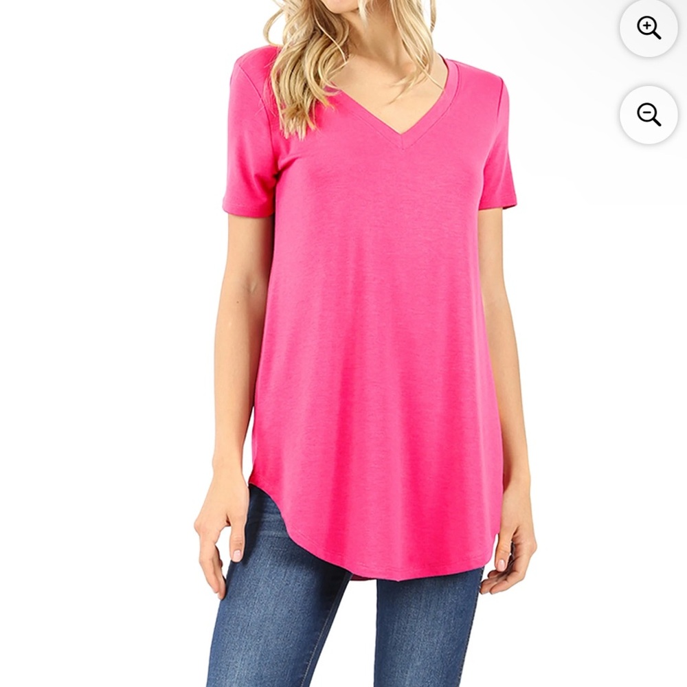 Zenana V-Neck T-Shirts